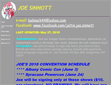 Tablet Screenshot of joesinnott.com